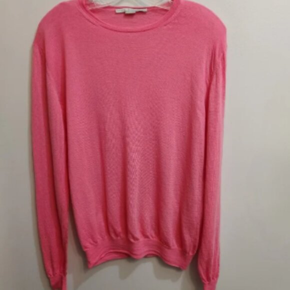 Stella Mccartney Pink Virgin Wool Sweater Size E.U. 44, U.S. (8-10) or Medium - Picture 1 of 6